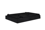 Keystone Wall Pack, Wall Packs, Accessories, Back Plate (for KWP-80W-3P-3CCT-UD-BK & KWP-120W-3P-3CCT-UD-BK)