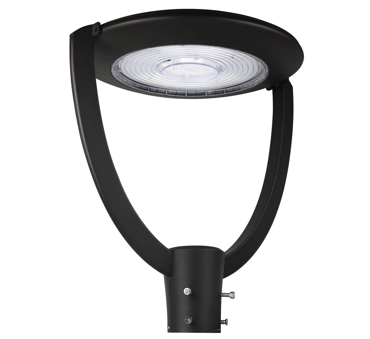 PTA02 Pole Top Area Light, Area Lights, 75W, 3000K/4000K/5000K, 120-347V, Bronze, DLC Premium PLGDOIKVU5WA, 10 Year Warranty