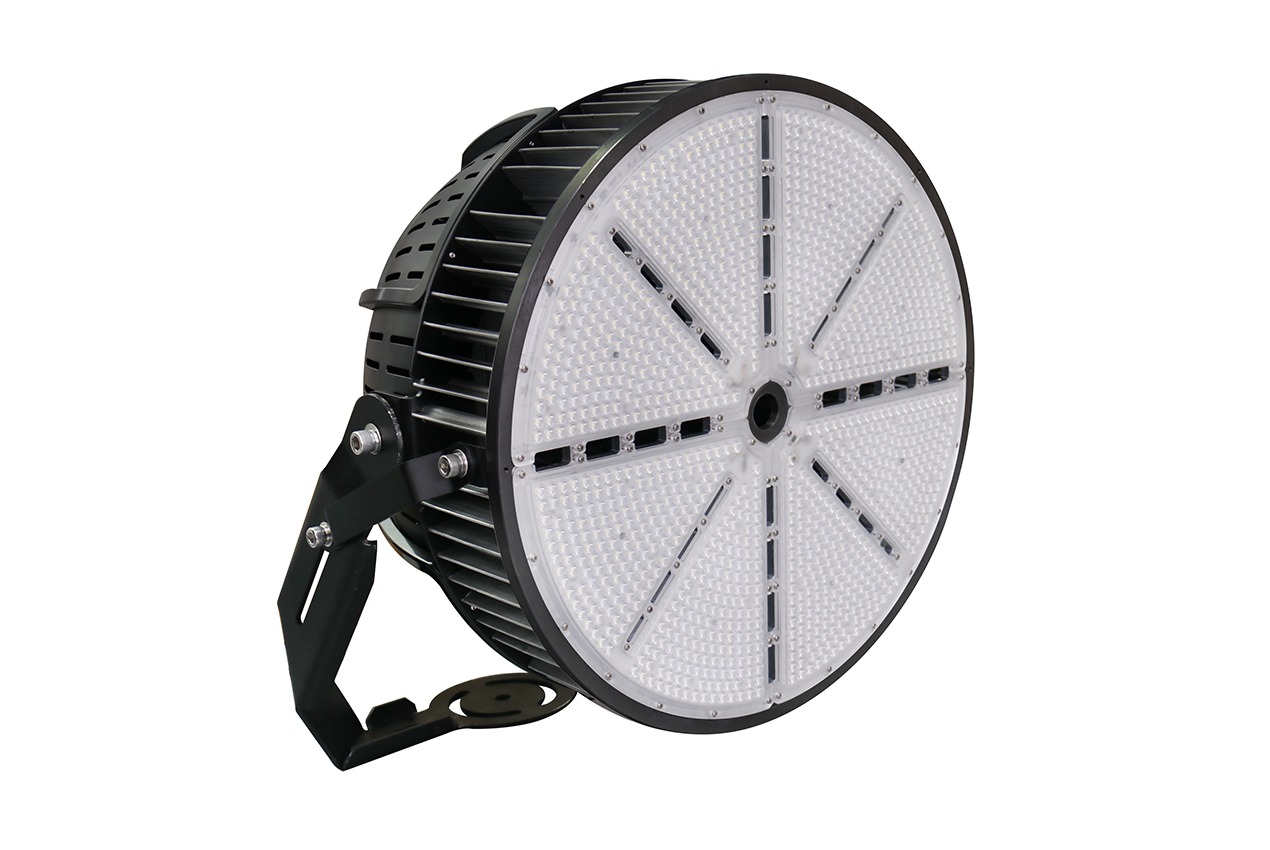 SP01B Sports Stadium Light, Flood/Area Lights, 1000W, 5000K, 120-347V, Black, DLC Premium PLZKNHW3R0R8, 5-year warranty