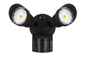 SS Security Light, Security Lights, 20W, 5000K, 120-277V, Black, 3 Year Warranty