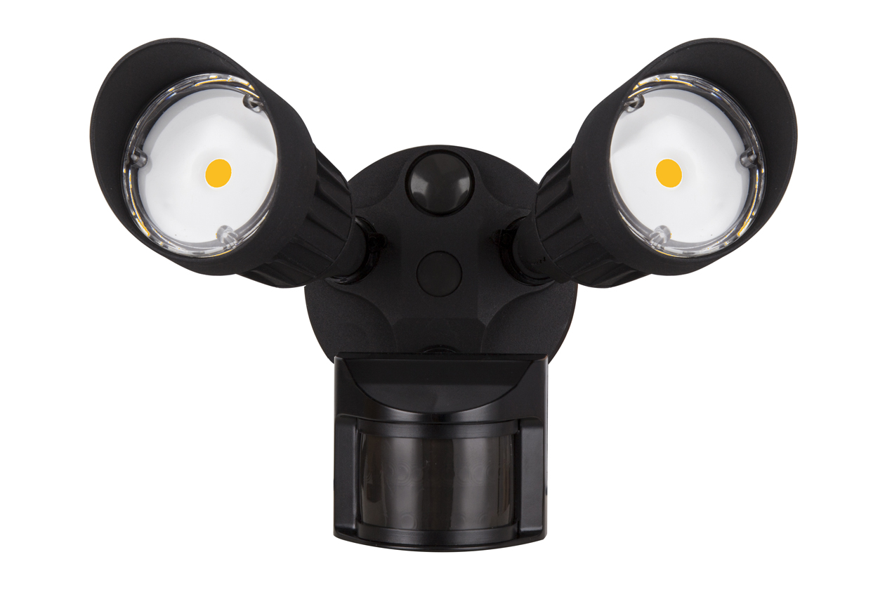 SS Security Light, Security Lights, 20W, 5000K, 120-277V, Black, 3 Year Warranty