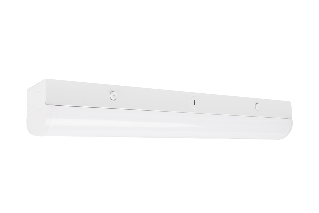 ST Strip Light, Strip Lights, 20W, 3500K/4000K/5000K, 120-347V, White, DLC Premium S-L4CFW3 & S-MJE0AV, 5 Year Warranty