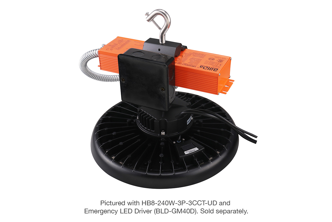 Backup Battery, Auxiliary Products, Emergency Back Up Mounting Kit (for 100W and 150W high bays)