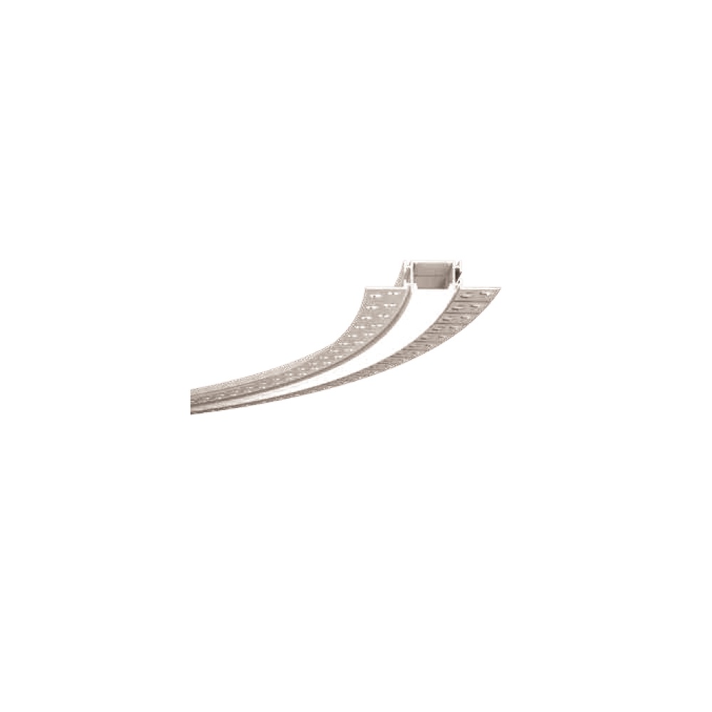 BENDABLE ALUMINUM PROFILE STRAIGHT WITH 2PCS ENDCAPS & SILICON COVER SILVER