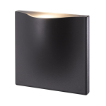 SURFACE MOUNTED WALL LIGHT 1143, 15W, 752LM CRI>80 ,97°, 110-220 V AC, 3000K, IP54,3 YEARS WARRANTY, BLACK