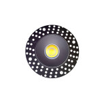3.5 INCH ROUND FRAME TRIMLESS FOR DL3 SERIES, BLACK