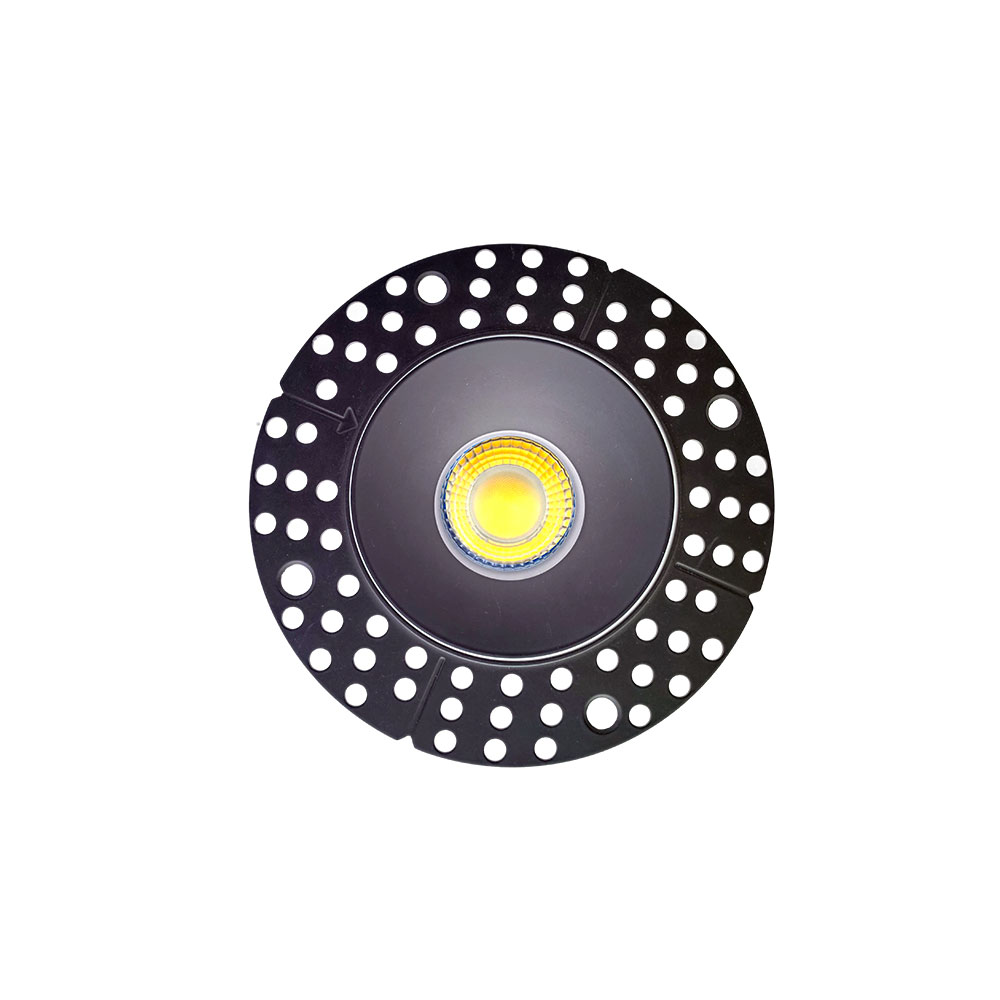 3.5 INCH ROUND FRAME TRIMLESS FOR DL3 SERIES, BLACK