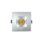 3.5 INCH SQUARE FRAME WITH TRIM FOR DL3 SERIES, WHITE