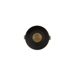 3 INCH ROUND FRAME WITH TRIM FOR DL3 SERIES, BLACK