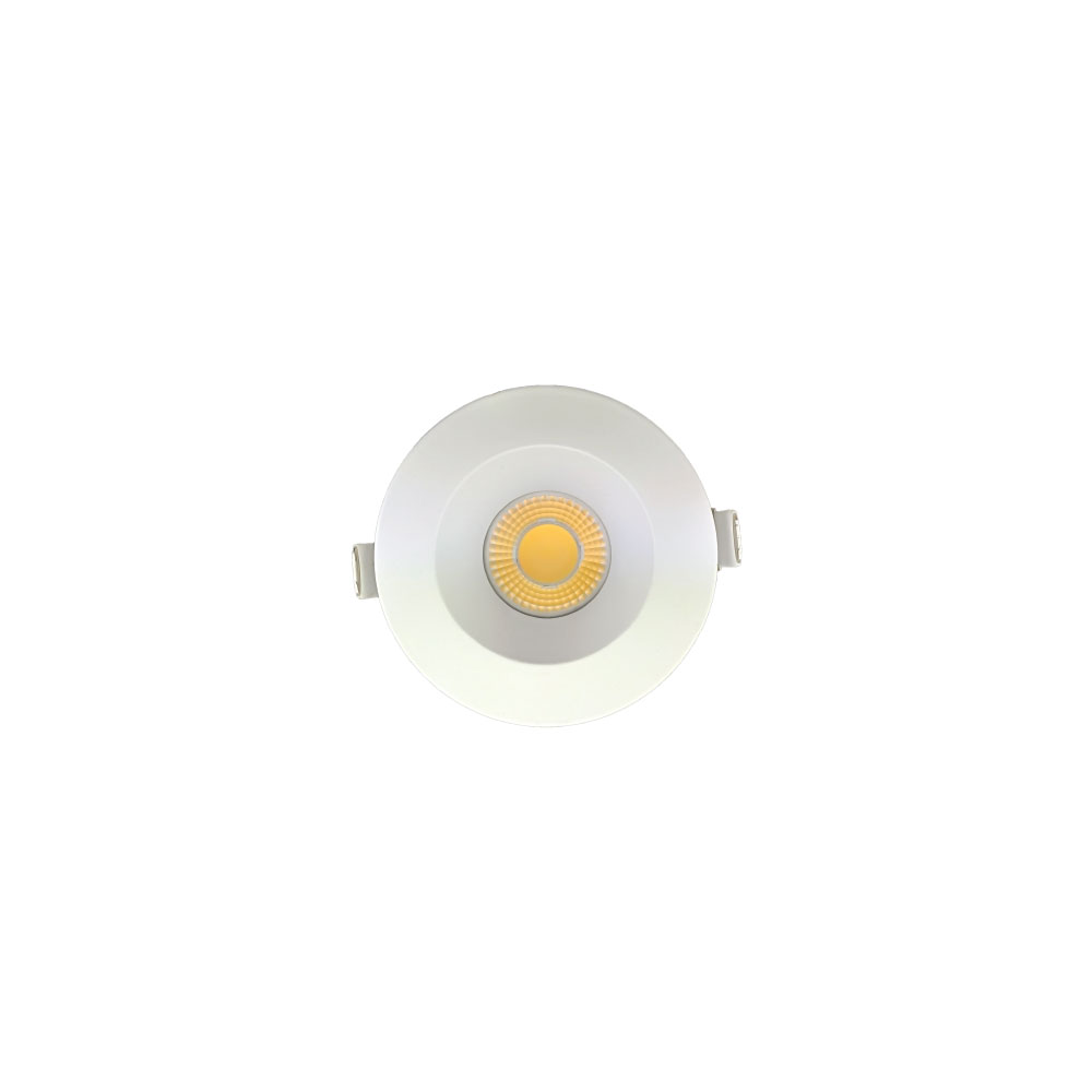 3 INCH ROUND FRAME WITH TRIM FOR DL3 SERIES, WHITE