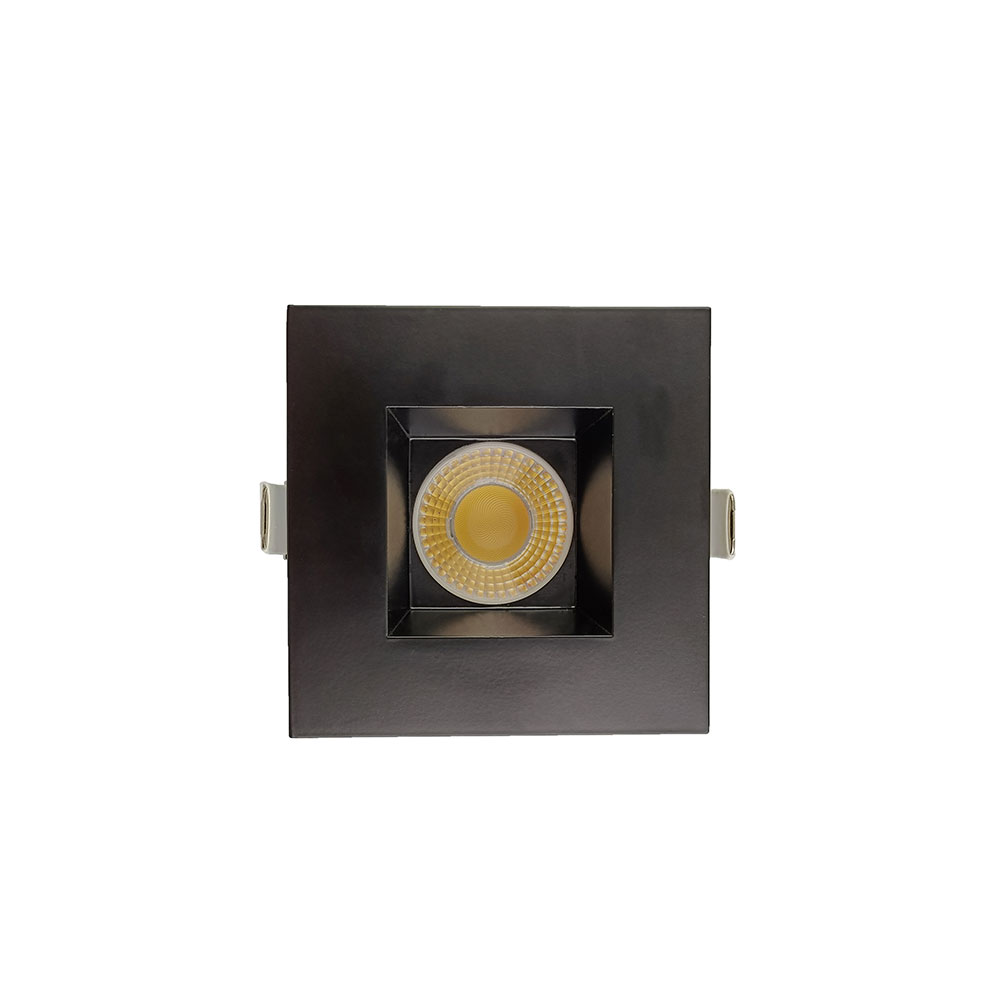 3 INCH SQUARE FRAME WITH TRIM FOR DL3 SERIES, BLACK