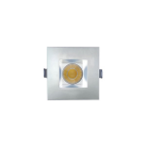 3 INCH SQUARE FRAME WITH TRIM FOR DL3 SERIES, WHITE