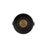 4 INCH ROUND FRAME WITH TRIM FOR DL3 SERIES, BLACK