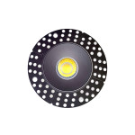 4 INCH ROUND FRAME TRIMLESS FOR DL3 SERIES, BLACK