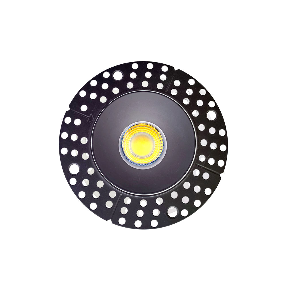 4 INCH ROUND FRAME TRIMLESS FOR DL3 SERIES, BLACK
