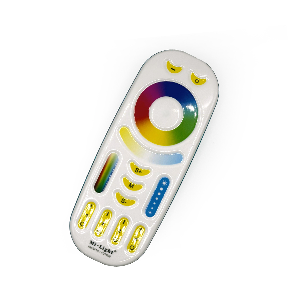 RGB+CCT 2.4 GHZ RF REMOTE CONTROLLER 4 ZONES COMPATIBLE WITH RFCLS2 AND SWCWL5 CONTROLLERS  LOW VOLTAGE
