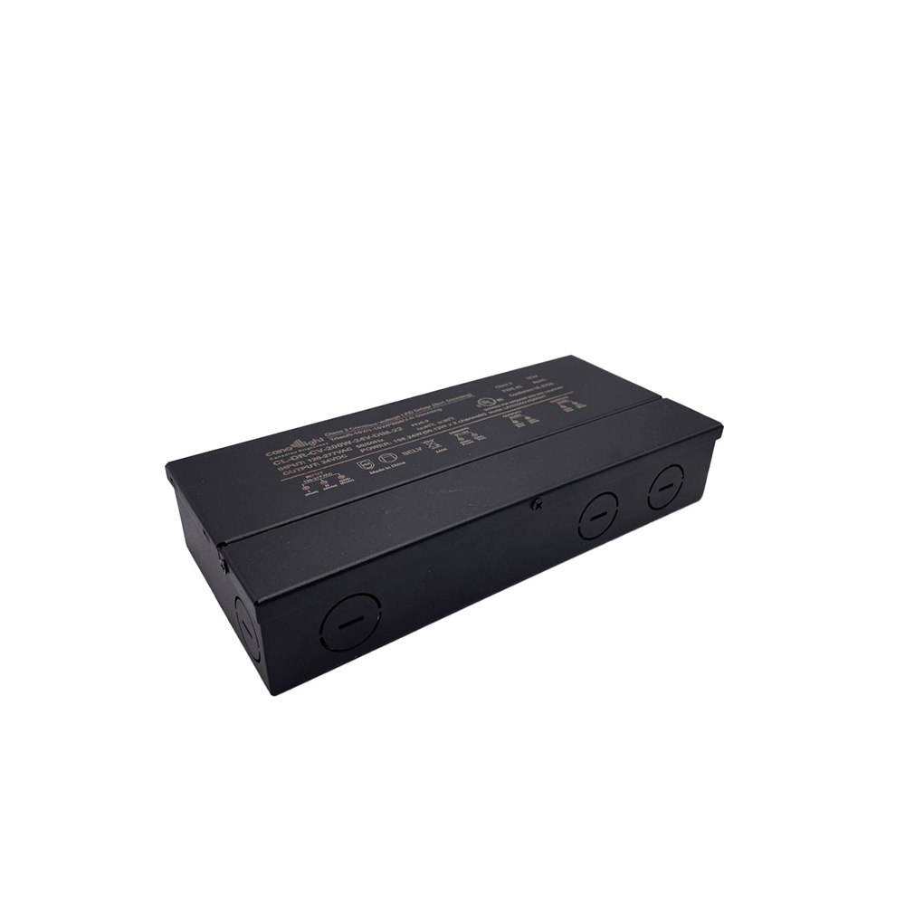 CLASS2 CONSTANT VOLTAGE 5 IN 1 DIMMABLE LED DRIVER 
198.24W (99.12W X 2 CHANNELS)
INPUT: 120-277VAC  50/60HZ  OUTPUT: 24VDC