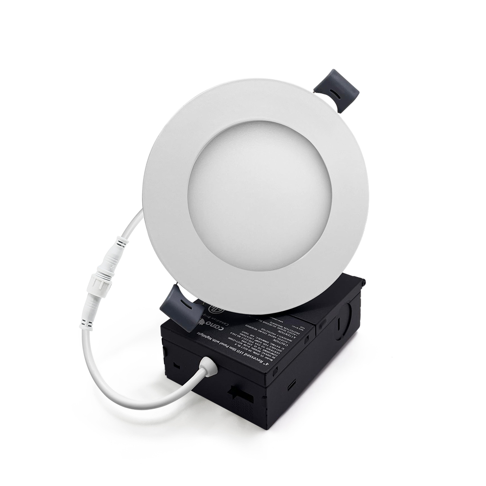 4 INCHES SMD DOWNLIGHT WITH NIGHTLIGHT  9+2 W, 90-130 V AC  IP20 , 800 LM, CRI>85 5CCT, DIMMABLE ,120 °,5 YEARS WARRANTYWHITE
 (CUT OUT105-114MM)