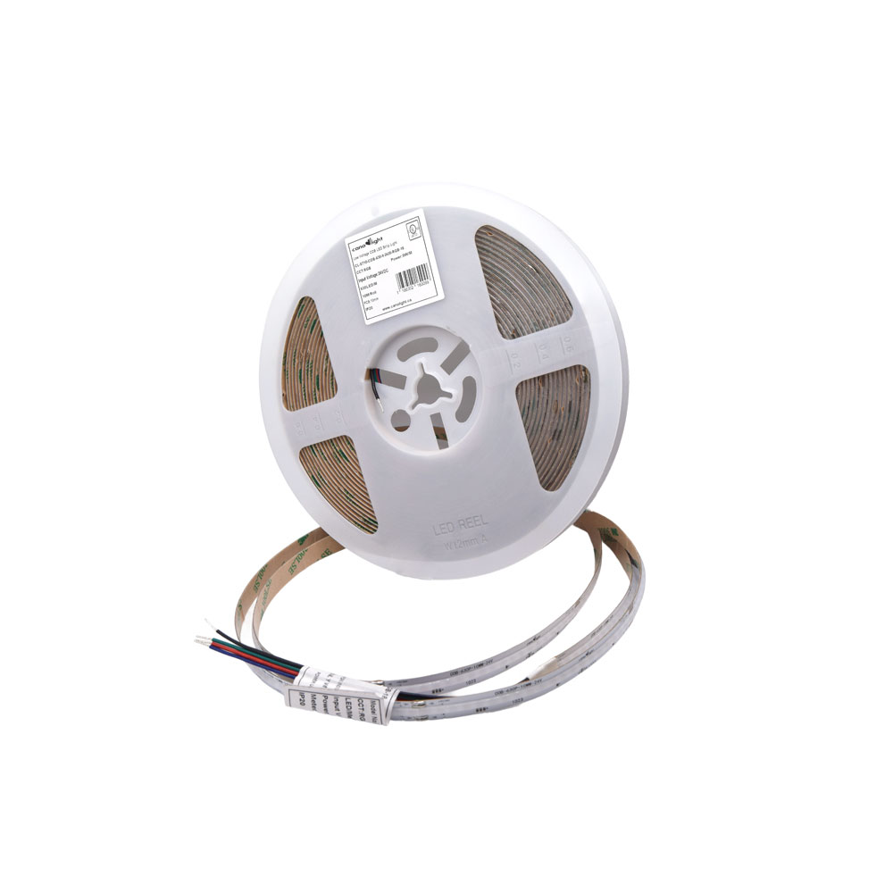 LONG RUN COB LED STRIP LIGHT 10MMPCB WIDTH 630LED/M  10M/ROLL IP20 RGB