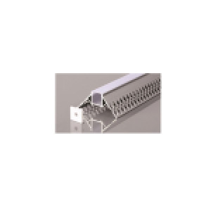TRIMLESS RECESSED CORNER PROFILE 5324 WITH 2 ENDCAPS & PC COVER