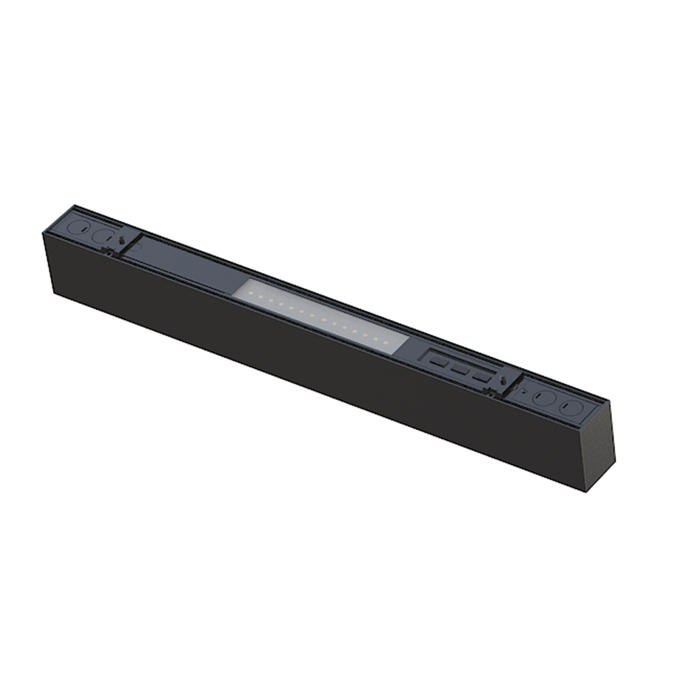 2 FT LINEAR LIGHT  120-347VAC 3 POWER ADJUSTABLE (15/20/25W) 0-10V DIMMING RA＞80 LM130LM/W  3CCT (3000K, 3500K, 4000K) UP AND DOWN LIGHT BLAKC BODY