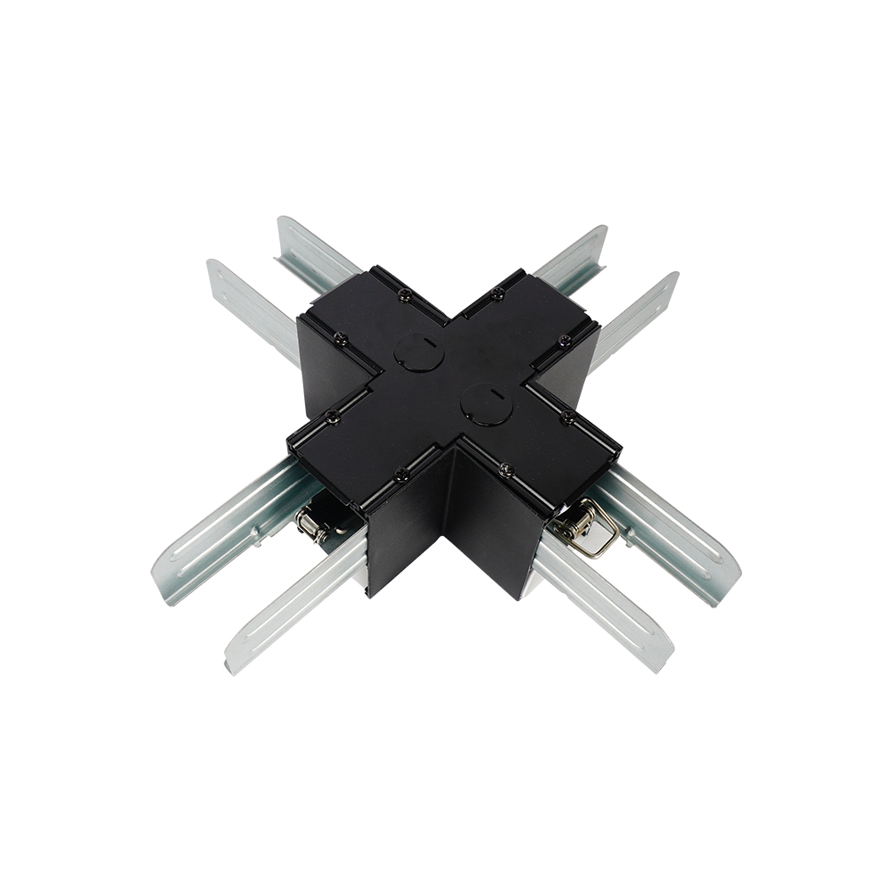 CROSS CONNECTOR FOR LL1 SERIES LINEAR LIGHTS BLACK