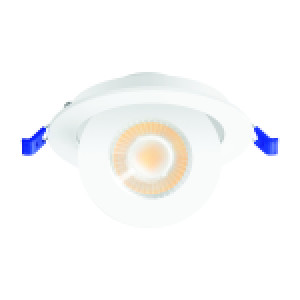 4 INCHES RECESSED LED GIMBAL MULTI DIRECTION 9W,90-130 V AC,  WET LOCATION, IC-RATED , 950 LM,40°, CRI>85, 5CCT ,DIMMABLE ,FT4 WIRE, 5 YEARS WARRANTY, WHITE (CUT OUT105~114MM)