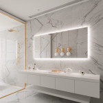 ORIGINAL RECTANGLE BACKLIT LED MIRROR 70X32 30K