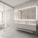 ORIGINAL RECTANGLE BACKLIT LED MIRROR 100X45 30K