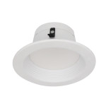 4" RETROFIT  RECESSED LED DOWNLIGHT, 10W, 800LMN, 5CCT (2700K,3000K,3500K,4000K,5000K) WHITE TRIM