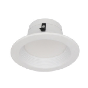 4" RETROFIT  RECESSED LED DOWNLIGHT, 10W, 800LMN, 5CCT (2700K,3000K,3500K,4000K,5000K) WHITE TRIM
