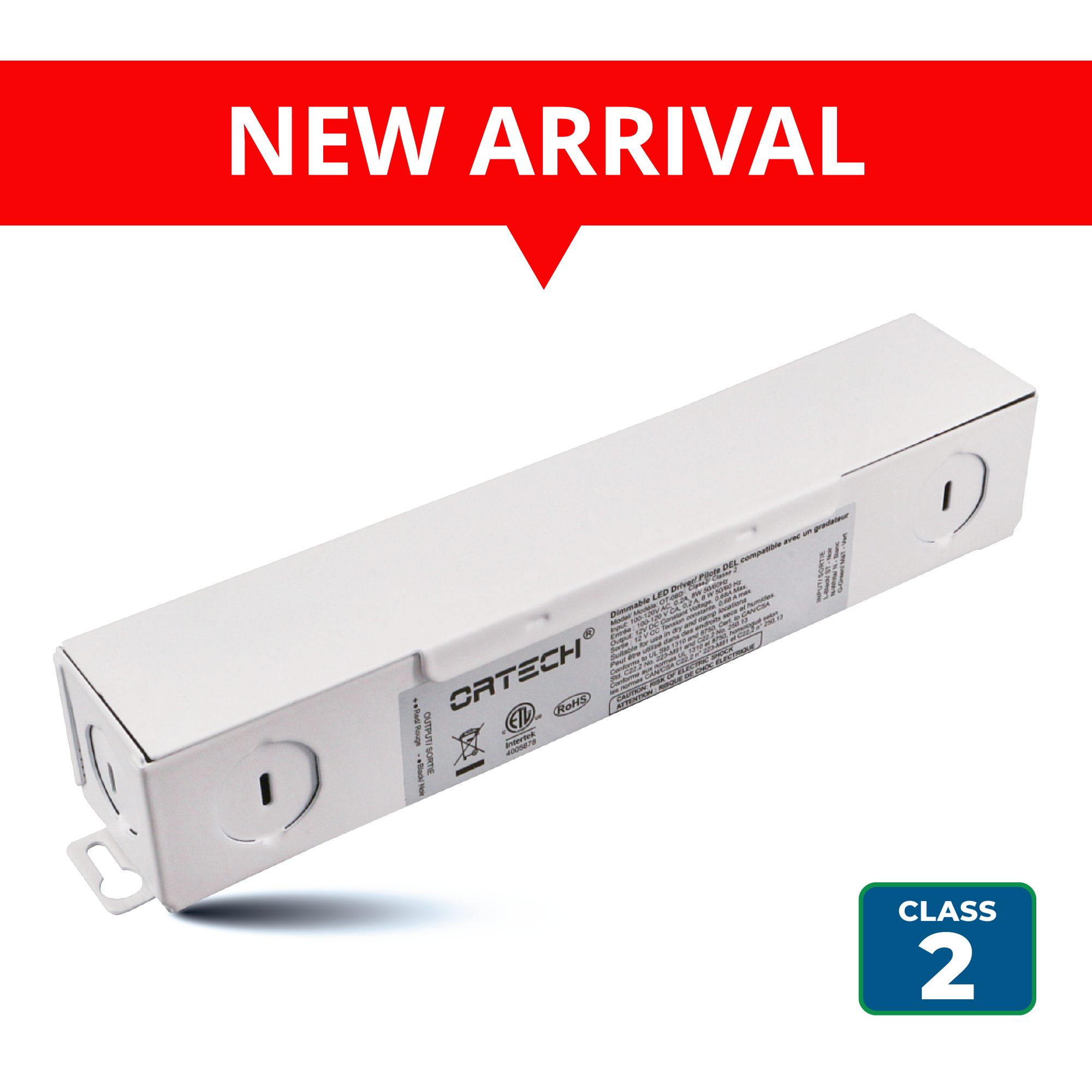 18WATTS (MAX) NON-DIMMABLE LED DRIVER IN JUNCTION BOX