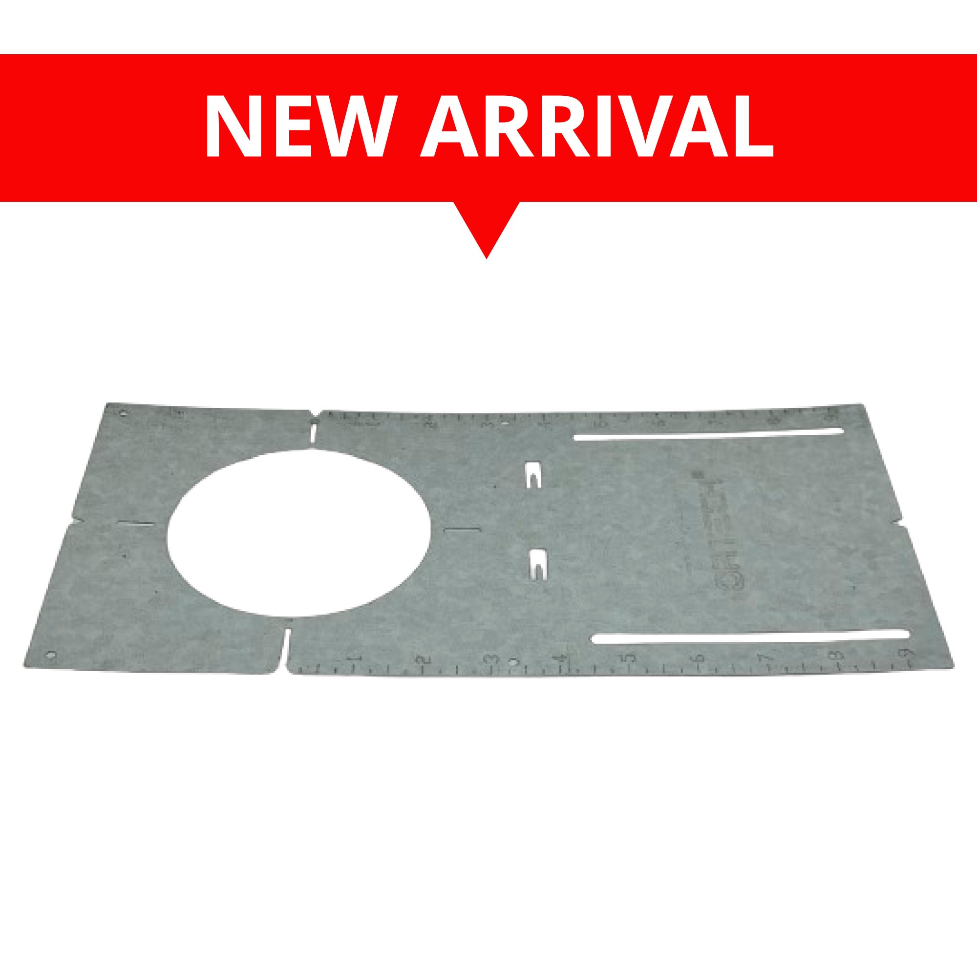 PREMOUNTING 13" LONG, 4.5" HOLE SIZE PLATE FOR RECESSED LED  COMPATIBLE W/ SLIM4-5CCT & SLIM4FR-5CCT