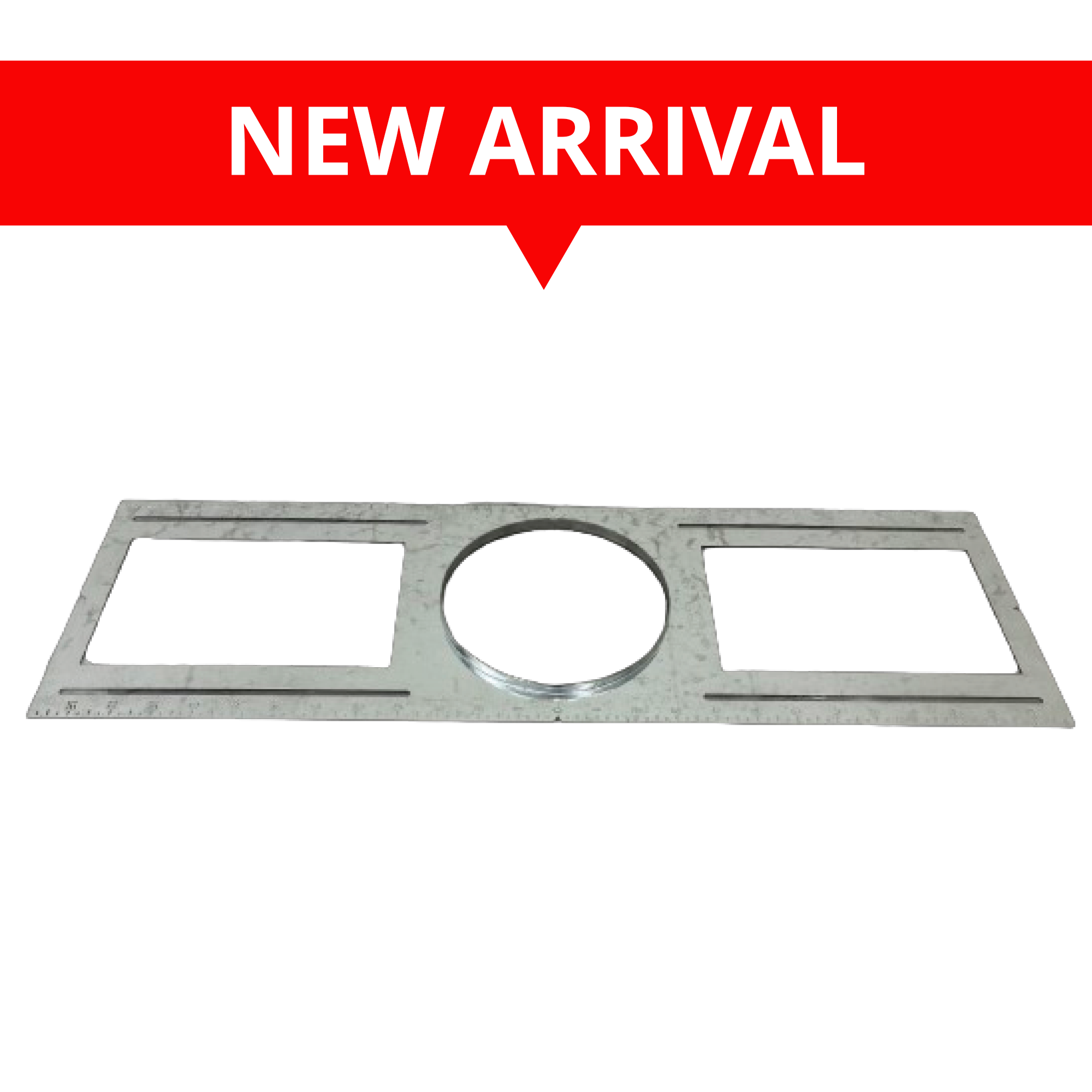 PREMOUNTING 26" WITH LIP, 6" HOLE SIZE PLATE FOR RECESSED LED