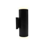 LED CYLINDRICAL WALL SCONCE 120V-277V, 5CCT (2700K,3000K,3500K,4000K,5000K) 20W, 1750LMN (50%UP/50%DOWN), IP65, CRI 90+, DIMMABLE, LED AT THE TOP AND BOTTOM, FOR INDOOR AND OUTDOOR APPLICATION