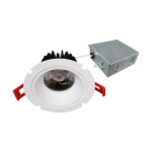 4" DESIGNER REGRESSED/DEEP GIMBAL LED FIXTURE WITH DRIVER INCLUDED, 5CCT (2700K TO 5000K), 15W, 1000LMN, DIMMABLE, TRIM AND INSERTS SOLD SEPARATELY