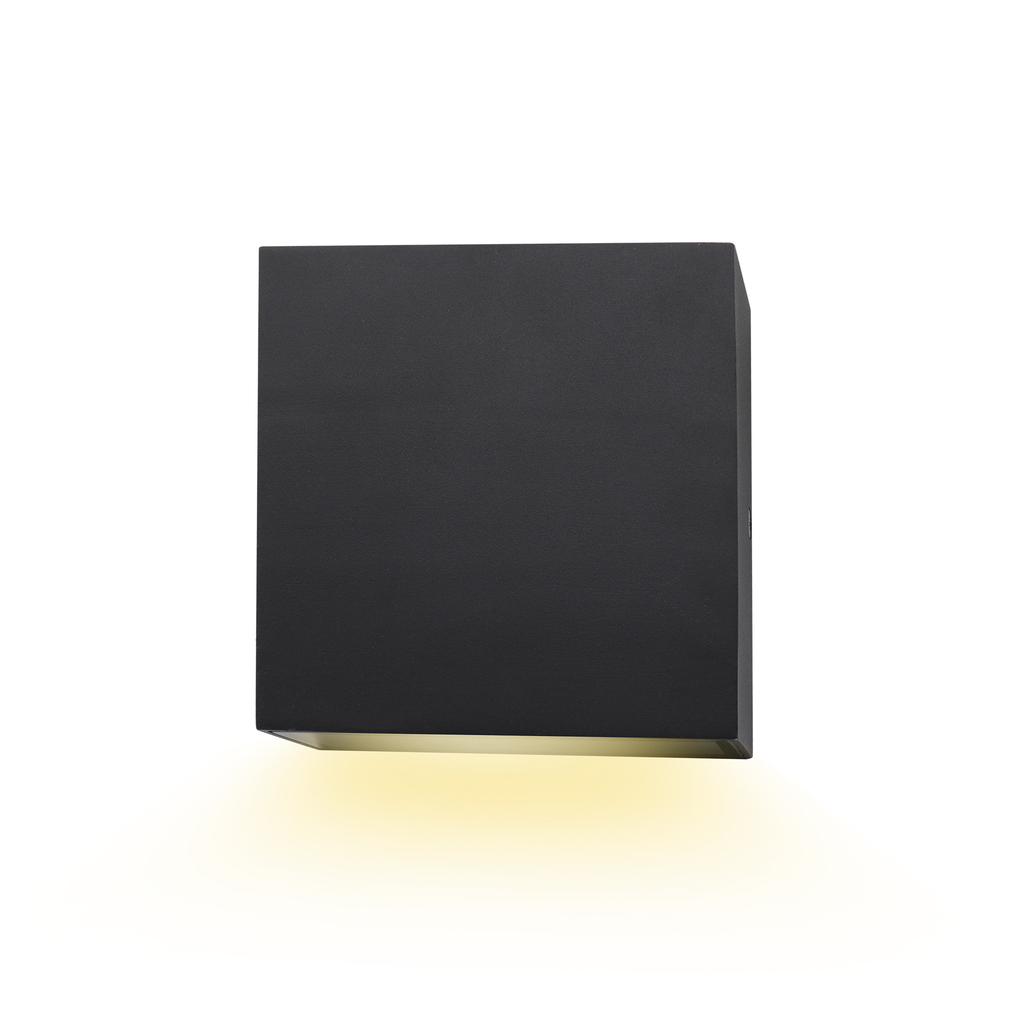 LED SQAURE WALL SCONCE 120V-277V, 5CCT (2700K,3000K,3500K,4000K,5000K) 15W, 1000LMN, IP65, CRI 80+,DIMMABLE, LED AT THE BOTTOM ONLY, FOR INDOOR AND OUTDOOR APPLICATION