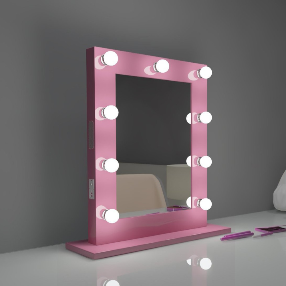 MARILYN LED MIRROR 20X26 30K PINK