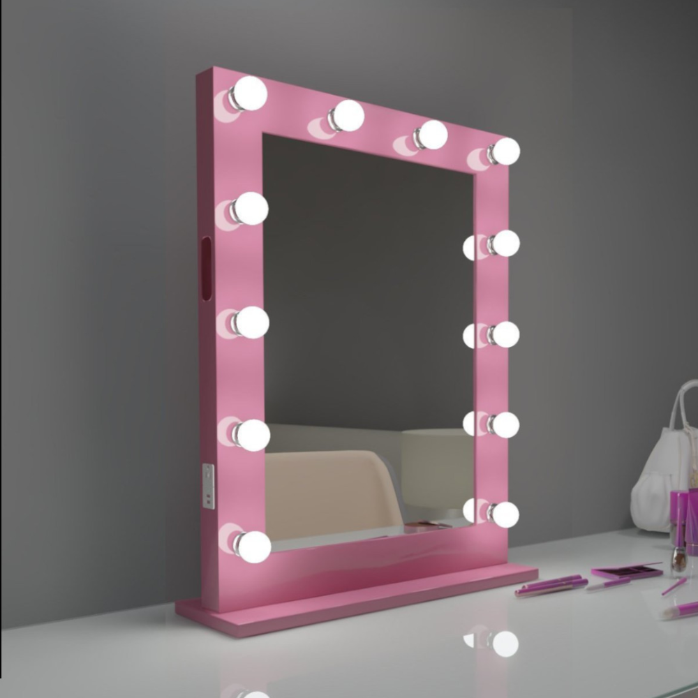MARILYN LED MIRROR 24X32 30K PINK