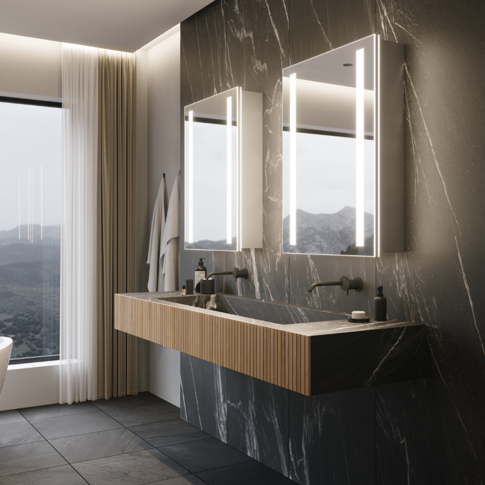 VERANO CABINET LED MIRROR 30K 24X32