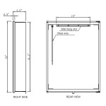 VERANO CABINET LED MIRROR 60K 24X32