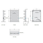 GRACE LED MIRROR 20X26 60K WHITE