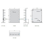 GRACE LED MIRROR 24X32 60K WHITE