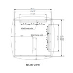HALO LED MIRROR 28X28 30K