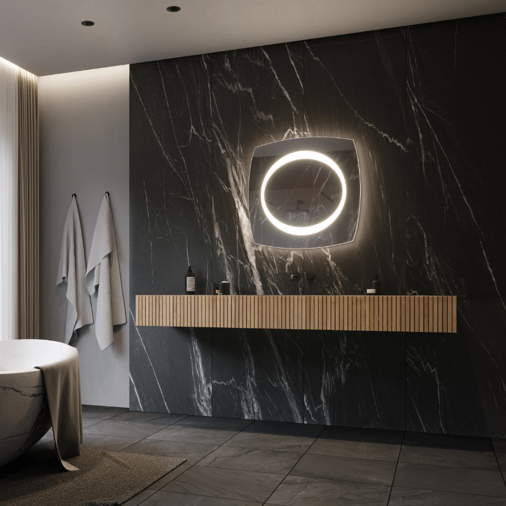 HALO LED MIRROR 28X28 60K