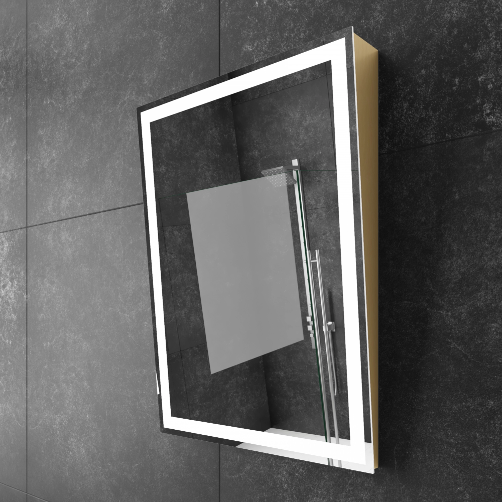 ADIRA LED MIRROR 24X32 30K GOLD