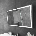 ADIRA LED MIRROR 48X28 60K SILVER