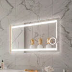 AURORA LED MIRROR 48X28 60K SILVER