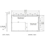 AURORA LED MIRROR 48X28 60K SILVER