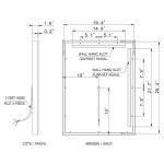 HARMONY LED MIRROR 20X26 30K